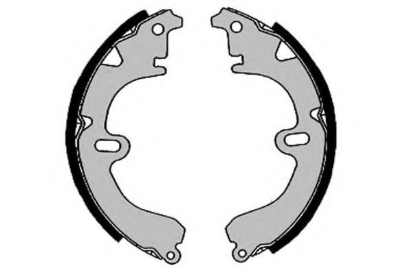 RAICAM 2453 Тормозные колодоки для TOYOTA (Тойота/тоета)