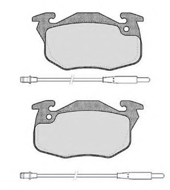 RAICAM RA.0285.1 Тормозные колодки для PEUGEOT 205 II (Пежо 205 2) RAICAM RA.0285.1 Тормозные колодки для PEUGEOT 205 II (Пежо 205 2)
