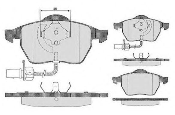 RAICAM RA.0429.5 Тормозные колодки для VOLKSWAGEN (Фольксваген) RAICAM RA.0429.5 Тормозные колодки для VOLKSWAGEN (Фольксваген)