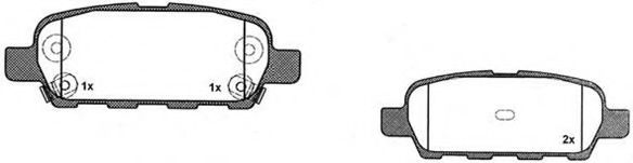 RAICAM RA.0526.0 Тормозные колодки для NISSAN PATHFINDER IV (Ниссан Патхфиндэр иv) RAICAM RA.0526.0 Тормозные колодки для NISSAN PATHFINDER IV (Ниссан Патхфиндэр иv)