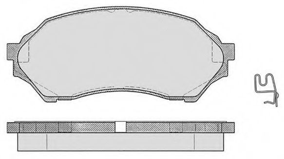 RAICAM RA.0732.0 Тормозные колодки для MAZDA 323 P V (Мазда 323 пв) RAICAM RA.0732.0 Тормозные колодки для MAZDA 323 P V (Мазда 323 пв)