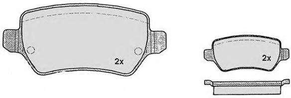 RAICAM RA.0815.1 Тормозные колодки для OPEL VITA C (Опель Vита c) RAICAM RA.0815.1 Тормозные колодки для OPEL VITA C (Опель Vита c)