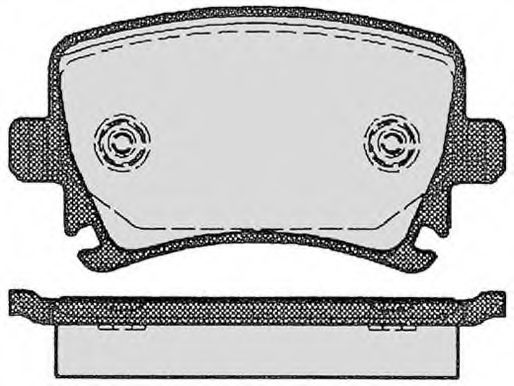 RAICAM RA.0818.0 Тормозные колодки для VOLKSWAGEN BORA / JETTA V (1K5), GOLF V Variant (1K5), JETTA V (1K5), VENTO V (1K5) 1.4 TSI RAICAM RA.0818.0 Тормозные колодки для VOLKSWAGEN BORA / JETTA V (1K5), GOLF V Variant (1K5), JETTA V (1K5), VENTO V (1K5) 1.4 TSI