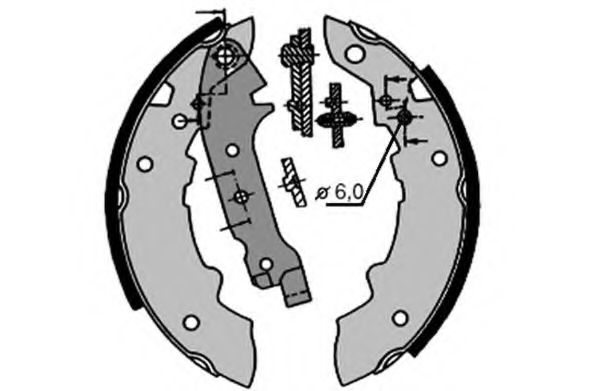 RAICAM RA24470 Тормозные колодоки для RENAULT (Рено) RAICAM RA24470 Тормозные колодоки для RENAULT (Рено)