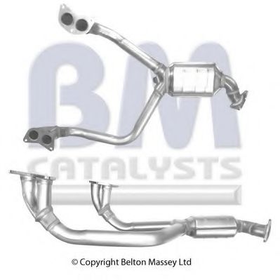 BM CATALYSTS BM90411H Катализатор для SUBARU LEGACY I (Субару Легаси 1)