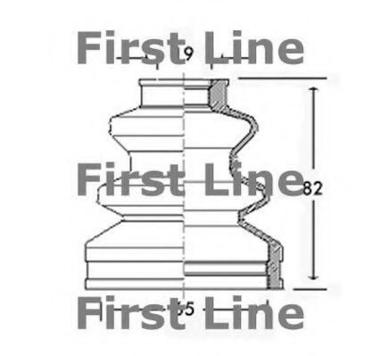 FIRST LINE FCB2433 Пыльник, приводной вал для DAIHATSU MIRA (Дайхатсу Мира) FIRST LINE FCB2433 Пыльник, приводной вал для DAIHATSU MIRA (Дайхатсу Мира)