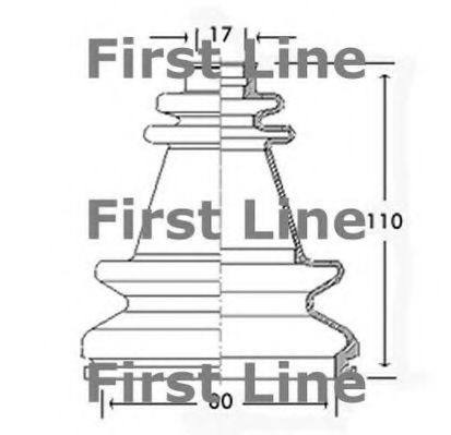 FIRST LINE FCB2502 Пыльник, приводной вал для RENAULT LE CAR (Рено Лэ cар) FIRST LINE FCB2502 Пыльник, приводной вал для RENAULT LE CAR (Рено Лэ cар)