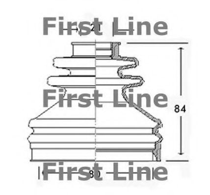 FIRST LINE FCB2598 Пыльник, приводной вал для ROVER 400 (Ровер 400) FIRST LINE FCB2598 Пыльник, приводной вал для ROVER 400 (Ровер 400)