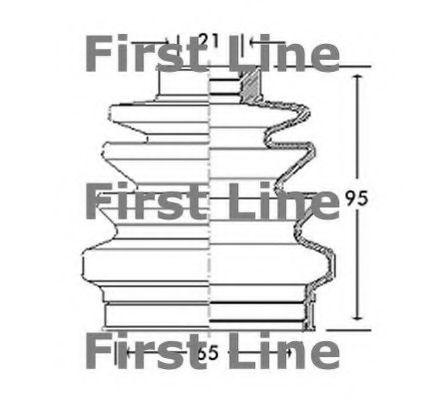 FIRST LINE FCB2687 Пыльник, приводной вал для FORD (Форд) FIRST LINE FCB2687 Пыльник, приводной вал для FORD (Форд)