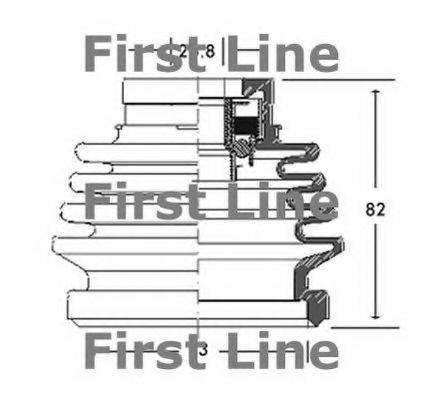 FIRST LINE FCB2749 Пыльник, приводной вал для SEAT (Сеат) FIRST LINE FCB2749 Пыльник, приводной вал для SEAT (Сеат)