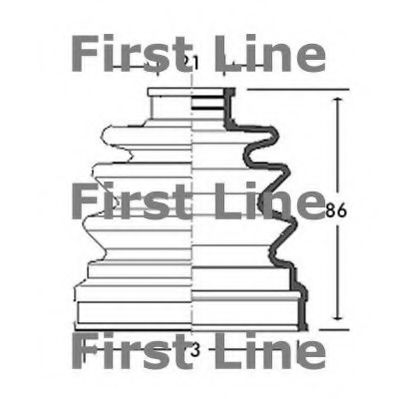 FIRST LINE FCB2760 Пыльник, приводной вал для NISSAN MICRA II (Ниссан Микра 2) FIRST LINE FCB2760 Пыльник, приводной вал для NISSAN MICRA II (Ниссан Микра 2)