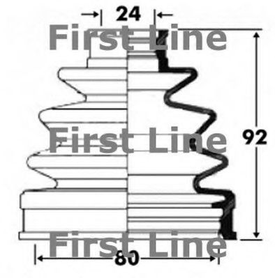 FIRST LINE FCB2837 Пыльник, приводной вал для LEXUS RX (Лексус Рх) FIRST LINE FCB2837 Пыльник, приводной вал для LEXUS RX (Лексус Рх)
