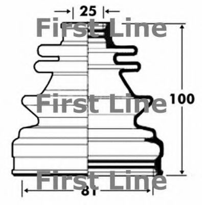 FIRST LINE FCB2845 Пыльник, приводной вал для MITSUBISHI CHALLENGER (Митсубиши/митсубиси Чаллэнгэр) FIRST LINE FCB2845 Пыльник, приводной вал для MITSUBISHI CHALLENGER (Митсубиши/митсубиси Чаллэнгэр)