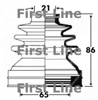 FIRST LINE FCB2850 Пыльник, приводной вал для NISSAN (Ниссан) FIRST LINE FCB2850 Пыльник, приводной вал для NISSAN (Ниссан)