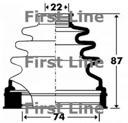 FIRST LINE FCB2904 Пыльник, приводной вал для FORD FOCUS II (Форд Фокус 2) FIRST LINE FCB2904 Пыльник, приводной вал для FORD FOCUS II (Форд Фокус 2)