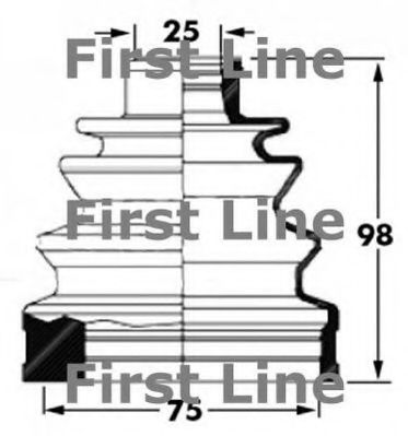 FIRST LINE FCB6031 Пыльник, приводной вал для NISSAN (Ниссан) FIRST LINE FCB6031 Пыльник, приводной вал для NISSAN (Ниссан)