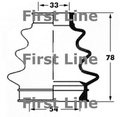 FIRST LINE FCB6065 Пыльник, приводной вал для PORSCHE BOXSTER (Порше Боxстэр) FIRST LINE FCB6065 Пыльник, приводной вал для PORSCHE BOXSTER (Порше Боxстэр)