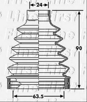 FIRST LINE FCB6201 Пыльник, приводной вал для RENAULT MODUS / GRAND MODUS (Рено Модус / гранд модус) FIRST LINE FCB6201 Пыльник, приводной вал для RENAULT MODUS / GRAND MODUS (Рено Модус / гранд модус)