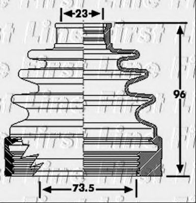 FIRST LINE FCB6222 Пыльник, приводной вал для MITSUBISHI AIRTREK I (Митсубиши/митсубиси Аиртрэк и) FIRST LINE FCB6222 Пыльник, приводной вал для MITSUBISHI AIRTREK I (Митсубиши/митсубиси Аиртрэк и)