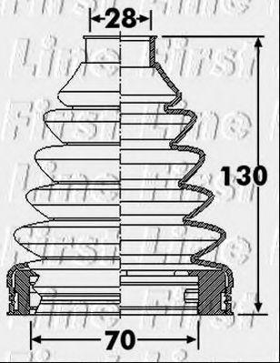 FIRST LINE FCB6253 Пыльник, приводной вал для BMW (Бмв) FIRST LINE FCB6253 Пыльник, приводной вал для BMW (Бмв)