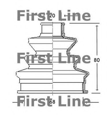 FIRST LINE FCB2032 Пыльник, приводной вал для SEAT (Сеат) FIRST LINE FCB2032 Пыльник, приводной вал для SEAT (Сеат)
