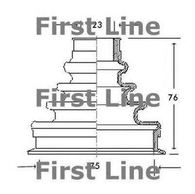 FIRST LINE FCB2033 Пыльник, приводной вал для SEAT (Сеат) FIRST LINE FCB2033 Пыльник, приводной вал для SEAT (Сеат)