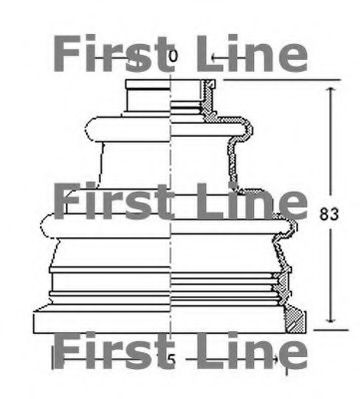 FIRST LINE FCB2089 Пыльник, приводной вал для RENAULT 9 (Рено 9) FIRST LINE FCB2089 Пыльник, приводной вал для RENAULT 9 (Рено 9)
