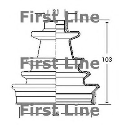FIRST LINE FCB2175 Пыльник, приводной вал для ROVER 400 (Ровер 400) FIRST LINE FCB2175 Пыльник, приводной вал для ROVER 400 (Ровер 400)