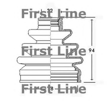 FIRST LINE FCB2246 Пыльник, приводной вал для MITSUBISHI LANCER IV (Митсубиши/митсубиси Ланcэр иv) FIRST LINE FCB2246 Пыльник, приводной вал для MITSUBISHI LANCER IV (Митсубиши/митсубиси Ланcэр иv)