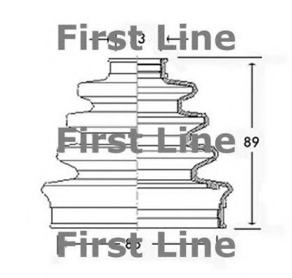 FIRST LINE FCB2286 Пыльник, приводной вал для FORD (Форд) FIRST LINE FCB2286 Пыльник, приводной вал для FORD (Форд)