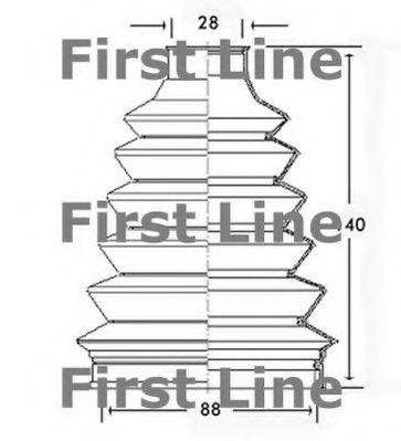 FIRST LINE FCB2339 Пыльник, приводной вал для SAAB 900 II (Сааб 900 2) FIRST LINE FCB2339 Пыльник, приводной вал для SAAB 900 II (Сааб 900 2)