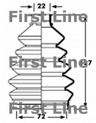 FIRST LINE FCB2351 Пыльник, приводной вал для OPEL COMBO (Опель Комбо) FIRST LINE FCB2351 Пыльник, приводной вал для OPEL COMBO (Опель Комбо)