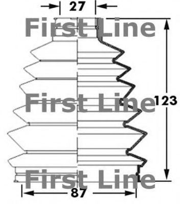 FIRST LINE FCB6004 Пыльник, приводной вал для LEXUS RX (Лексус Рх) FIRST LINE FCB6004 Пыльник, приводной вал для LEXUS RX (Лексус Рх)