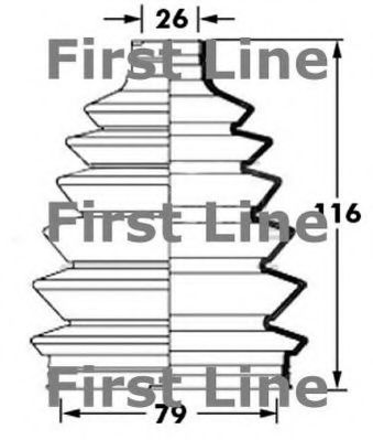 FIRST LINE FCB6008 Пыльник, приводной вал для MAZDA ATENZA (Мазда Атэнза) FIRST LINE FCB6008 Пыльник, приводной вал для MAZDA ATENZA (Мазда Атэнза)