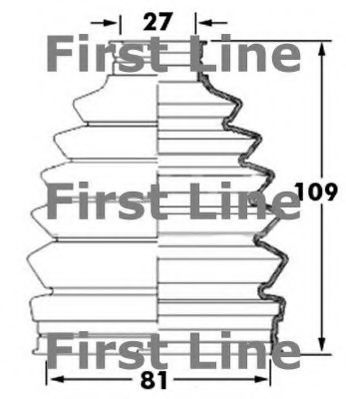 FIRST LINE FCB6009 Пыльник, приводной вал для MAZDA ATENZA (Мазда Атэнза) FIRST LINE FCB6009 Пыльник, приводной вал для MAZDA ATENZA (Мазда Атэнза)