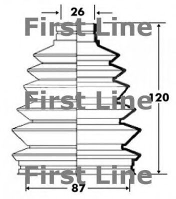 FIRST LINE FCB6011 Пыльник, приводной вал для MAZDA 626 V (Мазда 626 5) FIRST LINE FCB6011 Пыльник, приводной вал для MAZDA 626 V (Мазда 626 5)