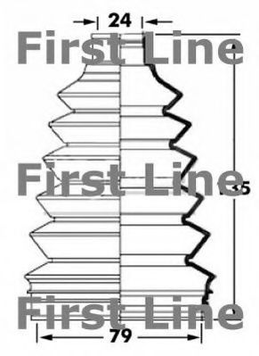FIRST LINE FCB6034 Пыльник, приводной вал для MAZDA 626 V (Мазда 626 5) FIRST LINE FCB6034 Пыльник, приводной вал для MAZDA 626 V (Мазда 626 5)