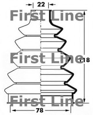 FIRST LINE FCB6060 Пыльник, приводной вал для HYUNDAI I10 (Хендай И10) FIRST LINE FCB6060 Пыльник, приводной вал для HYUNDAI I10 (Хендай И10)