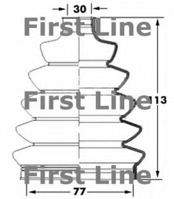 FIRST LINE FCB6069 Пыльник, приводной вал для CITROëN (Cитроëн) FIRST LINE FCB6069 Пыльник, приводной вал для CITROëN (Cитроëн)