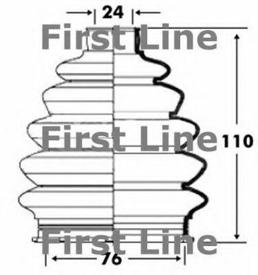 FIRST LINE FCB6081 Пыльник, приводной вал для FORD STREET KA (Форд Стрээт ка) FIRST LINE FCB6081 Пыльник, приводной вал для FORD STREET KA (Форд Стрээт ка)