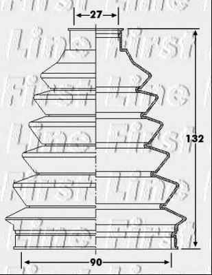 FIRST LINE FCB6235 Пыльник, приводной вал для CHRYSLER VOYAGER IV (Крайслер Вояджер 4) FIRST LINE FCB6235 Пыльник, приводной вал для CHRYSLER VOYAGER IV (Крайслер Вояджер 4)