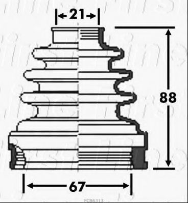 FIRST LINE FCB6313 Пыльник, приводной вал для CHRYSLER VOYAGER IV (Крайслер Вояджер 4) FIRST LINE FCB6313 Пыльник, приводной вал для CHRYSLER VOYAGER IV (Крайслер Вояджер 4)