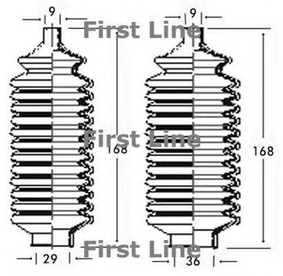 FIRST LINE FSG3120 Пыльник, рулевое управление для MITSUBISHI COLT II (Митсубиши/митсубиси Cолт 2) FIRST LINE FSG3120 Пыльник, рулевое управление для MITSUBISHI COLT II (Митсубиши/митсубиси Cолт 2)