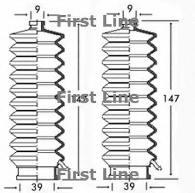 FIRST LINE FSG3140 Пыльник, рулевое управление для HYUNDAI EXCEL (Хендай Эxcэл) FIRST LINE FSG3140 Пыльник, рулевое управление для HYUNDAI EXCEL (Хендай Эxcэл)