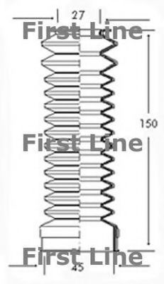 FIRST LINE FSG3007 Пыльник, рулевое управление для AUDI 90 (Ауди 90) FIRST LINE FSG3007 Пыльник, рулевое управление для AUDI 90 (Ауди 90)