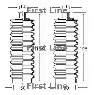 FIRST LINE FSG3028 Пыльник, рулевое управление для JAGUAR (Ягуар) FIRST LINE FSG3028 Пыльник, рулевое управление для JAGUAR (Ягуар)