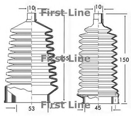 FIRST LINE FSG3087 Пыльник, рулевое управление для FORD GRANADA (Форд Гранада) FIRST LINE FSG3087 Пыльник, рулевое управление для FORD GRANADA (Форд Гранада)