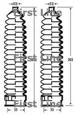 FIRST LINE FSG3292 Пыльник, рулевое управление для ABARTH GRANDE PUNTO (Абартх Гранде пунто) FIRST LINE FSG3292 Пыльник, рулевое управление для ABARTH GRANDE PUNTO (Абартх Гранде пунто)