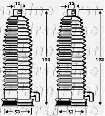 FIRST LINE FSG3298 Пыльник, рулевое управление для FORD FOCUS II (Форд Фокус 2) FIRST LINE FSG3298 Пыльник, рулевое управление для FORD FOCUS II (Форд Фокус 2)