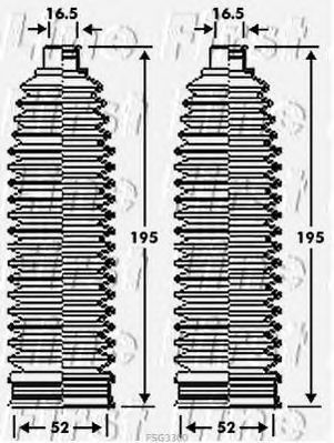 FIRST LINE FSG3300 Пыльник, рулевое управление для LAND ROVER FREELANDER 2 (Ленд ровер/лэнд ровер Фриландер 2) FIRST LINE FSG3300 Пыльник, рулевое управление для LAND ROVER FREELANDER 2 (Ленд ровер/лэнд ровер Фриландер 2)